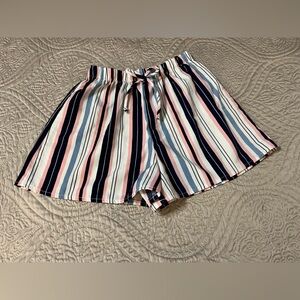 Striped Girls Shorts Size 8